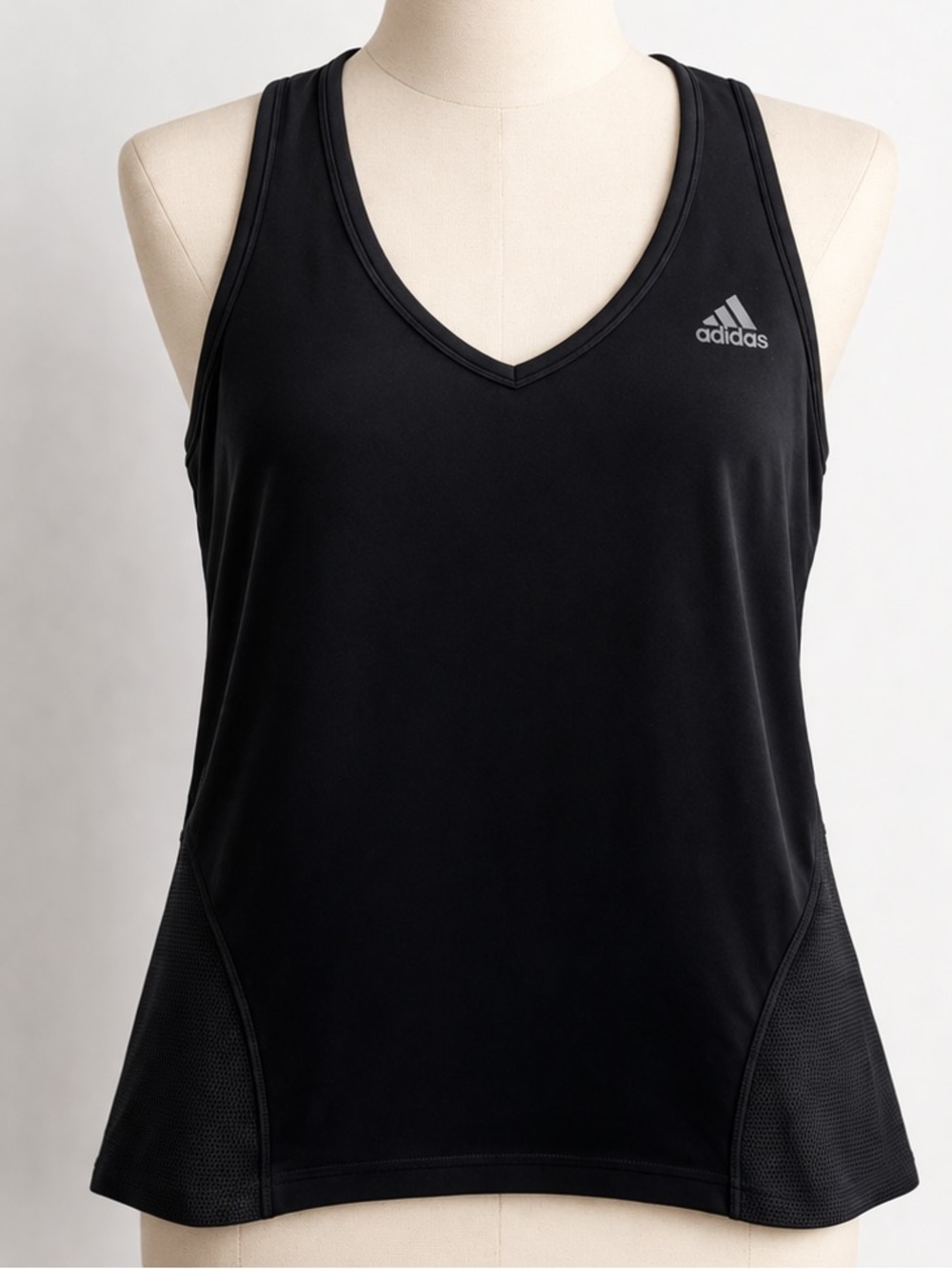 Adidas Black Tank Top with Sports Bra